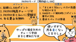 [2022年5月]PayPayカード [期待値12,000円] 