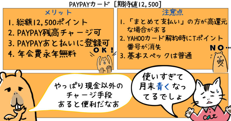 [2022年5月]PayPayカード [期待値12,000円] 